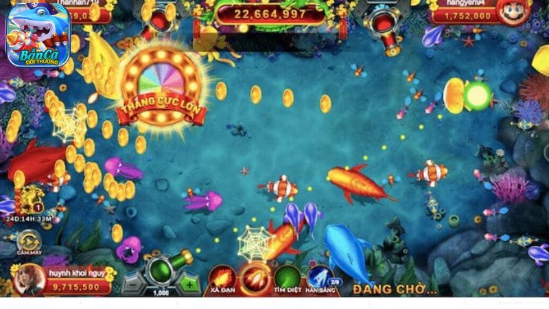 Bắn cá jackpot - Một trong những màn chơi bắn cá 8live đầy thu hút game thủ